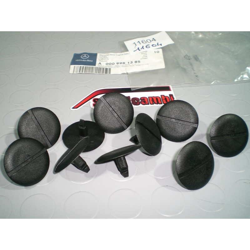 VVO Fasteners Clip In Plastica Nere Per Rivestimento Portellone – Compatibili Con Mercedes-Benz Classe B, 10 Pezzi, Qualità OE